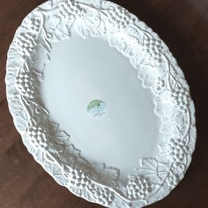 NOI Italian Serving Platter w/ Relief Border